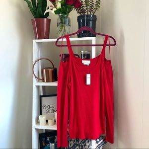 Anthropologie Open-Shoulder Pullover